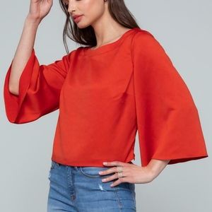 BEBE Womens Cowl 3/4 Sleeves